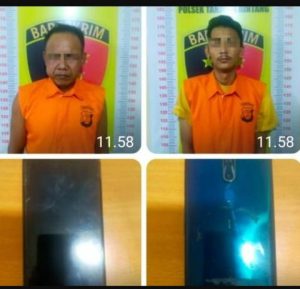 Dua Orang Pencuri Handphone Di Bekuk Tekap 308 Polres Bersama Polsek Tanjung Bintang. Lampung Selatan