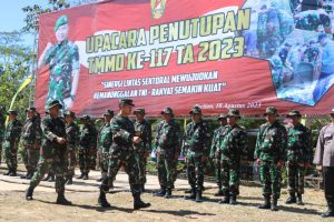 Komandan Lanud Iswahjudi Tutup TMMD ke-117 di Pacitan