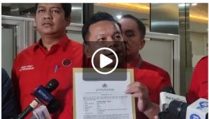 Jakarta – Tim hukum PDI Perjuangan (PDIP) resmi melaporkan Rocky Gerung ke Bareskrim Polri. Rocky dilaporkan terkait dugaan ujaran kebencian terhadap Presiden Joko Widodo (Jokowi).