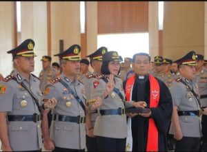 Bandar Lampung.  AKBP Maya Henny Hitijahubssy,  S.H.,S.I.K,.M.M. Dilantik oleh Kapolda Lampung, Sebagai Kapolres Pesawaran 