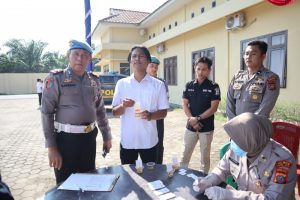 Propam polres padang lawas Melaksanakan Operasi Gaktiblin Dan Tes Urine Kepada Personil Polres Padang Lawas