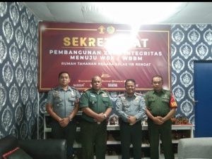 JALIN SINERGITAS RUTAN RENGAT, TERIMA KUNJUNGAN DANRAMIL 01/RENGAT