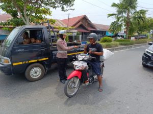 Satlantas Polresta Palangka Raya Sosialisasikan Program Safety Riding kepada Pengendara