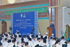 Tasyakuran Hari Jadi Kabupaten Siak ke 24, Pemkab Siak Gelar Khatam Al-Qur’an. 