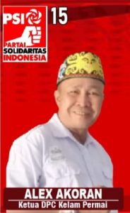 SALAH SATU ANAK PETANI MAJU SEBAGAI CALON ANGGOTA DPRD SINTANG.