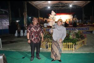 Muspida kabupaten padang lawas hadiri Pagelaran wayang Di Huragi padang lawas