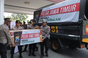 Peduli Kemanusiaan, Polres Pasuruan Berikan Bantuan Untuk Korban Gaza Palestina