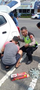 SAT LANTAS POLRES KEDIRI HADIR UNTUK MASYARAKAT
