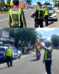 Hari terahir Libur Panjang Unit Turjagwali Sat Lantas Polres Kediri Lakukan Patroli Taktis Antsispasi Kecelakaan dan Kemacetan*