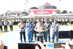 Lepas Personel PAM TPS, Kapolda Sumsel : Tanggungjawab Besar, Lakukan Penuh Dedikasi dan Profesional.