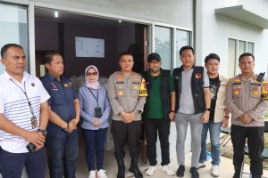 Kapolres Muara Enim melakukan Monitoring PPK di Kecamatan Muara Enim dan Lawang Kidul 