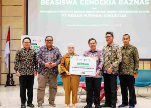 Bantu Program Beasiswa, Henan Putihrai Sekuritas Tunaikan Sedekah Saham Nasabah melalui BAZNAS