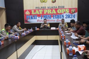 Gelar Lat Pra Ops Pekat I Musi 2024
