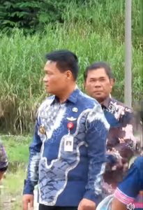 Wabup Humbahas, Dr.Oloan Paniaran Nababan, SH MH. Meninjau Lokasi Banjir Bandang. 