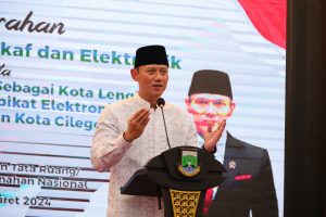 Menteri ATR/Kepala BPN Deklarasikan Kota Cilegon Jadi Kota Lengkap Pertama di Provinsi Banten*