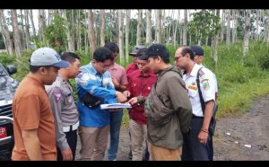 ANDALALIN” Kanit Kamsel Satlantas Polres Kediri Tinjau Lokasi Penambangan PT. Iki Pasir Apik Desa Satak Kec. Puncu Kab. Kediri.*