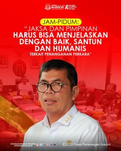 Selama Menjadi JAM-Pidum, (Alm.) Dr. Fadil Zumhana Telah Menyelesaikan 5161 Perkara Berdasarkan Keadilan Restoratif