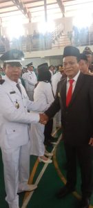 PJ BUPATI PADANG LAWAS Ir.ARDAN NOOR HASIBUAN.MM sukses kukuhkan per panjangan masa jabatan 296 kepala desa se-padang lawas