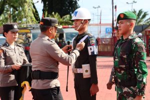 Polres Nias Sunut Gelar Apel Pasukan OPerasi Patuh TOba 2024