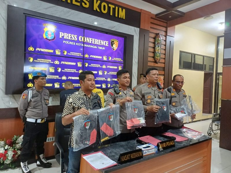 Polres Kotim Berhasil Amankan 2 Pelaku Kasus Tindak Pidana Curat dan Curas di Wilayah hukumnya