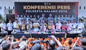 Operasi Tumpas Narkoba Semeru 2024 Polresta Malang Kota Berhasil Amankan Tersangka Jaringan Pengedar Ganja*