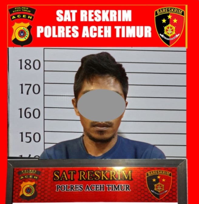 Anggota Opsnal Satreskrim Polres Aceh Timur Amankan Pelaku Jarimah Pemerkosaan