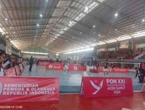 Final Tim Takraw Double Putra Jatim vs Tim Takraw Double Putra Sulsel PON XXI Aceh-Sumut.