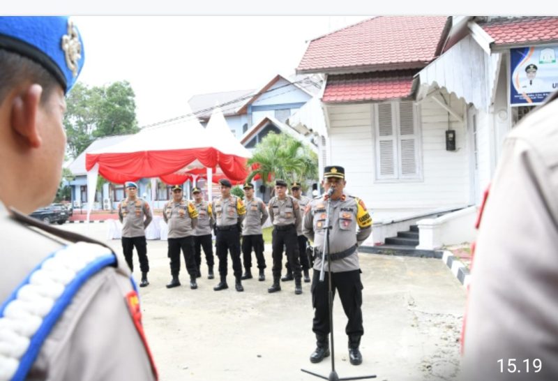 128 Personel Polres Aceh Timur Amankan Pengundian Nomor Urut