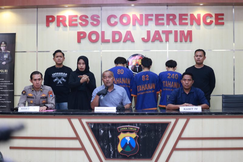 Polda Jatim Amankan Tiga Remaja Diduga Komplotan Begal Asal Pasuruan*