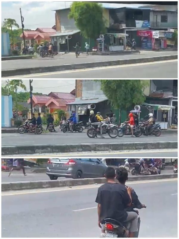 Masayarakat Sunggal Ketakutan Dan Resah, Geng Motor Beraksi Siang Bolong Di Wilayah Hukum Polsek Sunggal