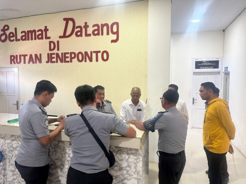 Renovasi Rutan, Polres Jeneponto Pastikan Keamanan terjaga