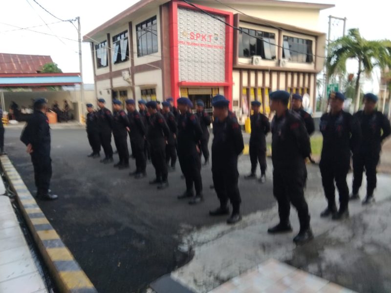 98 Personel Brimob Polda Sulut Perkuat Polres Bitung dalam Upaya Jaga Kamtibmas