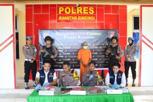 Kasus Pembunuhan di Desa Kampung Baru, Kecamatan Cerenti Polres Kuansing Ungkap Motifnya*