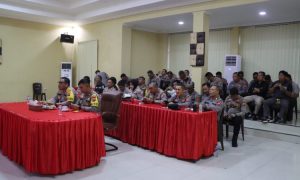 Kapolresta Manado Pimpin PJU Polresta dalam Sosialisasi Program Beyond Trust TW IV 2024 Secara Online 