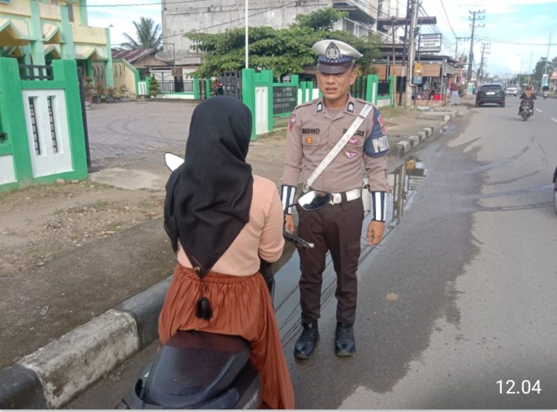 Hari Ke-7 Operasi Zebra Seulawah 2024, Satlantas Polres Aceh Timur Fokus Pada Pencegahan Keselamatan Lalu Lintas