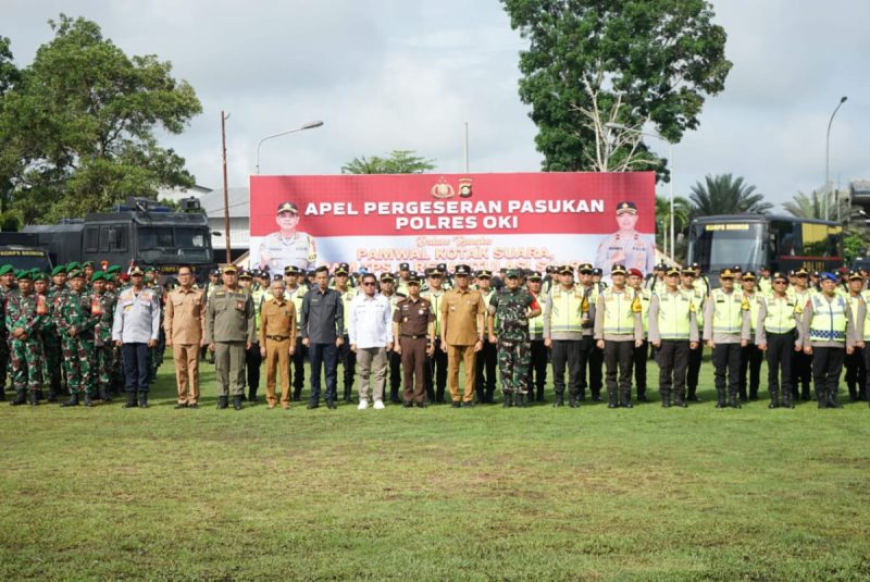 Hadiri Apel Pergeseran Pasukan Pilkada, Ini Kata Dandim OKI