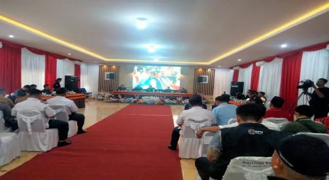 Ketua KPU OKI Buka Pleno Rekapitulasi Hasil Perolehan Suara Pilkada 2024