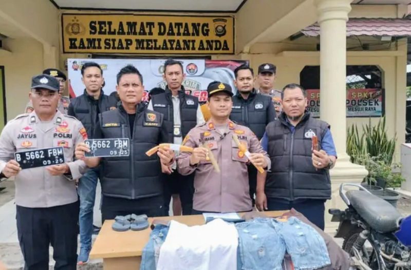 PelakuBerhasil  Begal Terhadap Pelajar Dibawah Umur, Dibekuk Polsek Mesuji Raya Polres OKI   