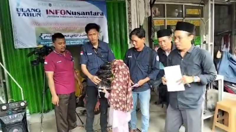 Info-Nusantara Bagikan Kebahagiaan untuk Anak Yatim di Jakarta Barat
