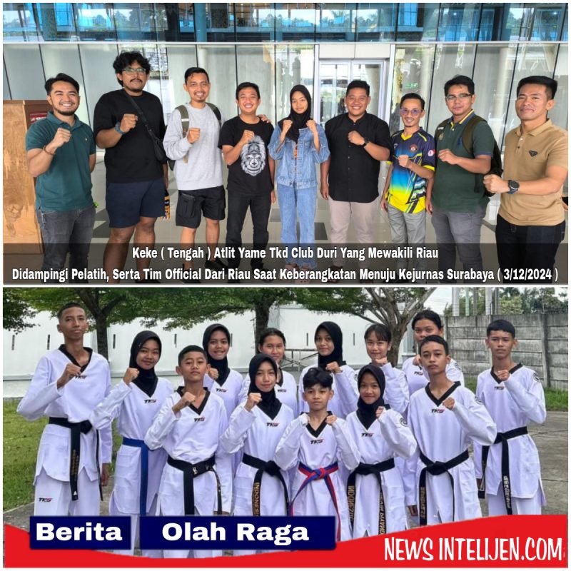 KEYZHA PUTRI PRANALY, ATLIT  TAEKWONDO DARI DOJANG YAME CLUB DURI, BENGKALIS TERPILIH MEWAKILI RIAU UNTUK MENGIKUTI KEJURNAS DI SURABAYA TGL. 4-6 DESEMBER 2024