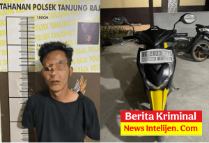 POLSEK TANJUNG RAJA BERHASIL UNGKAP KASUS PENCURIAN DENGAN PEMBERATAN