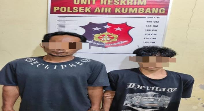 Polsek Air Kumbang Ringkus Dua Pelaku Pengedar Narkotika Jenis Sabu