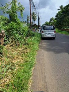 Buang Sineke SH selaku ahli waris Mayoer Amboen Sineke lapor pelaku pengerusakan Baliho dilahannya ke Polsek Mapanget