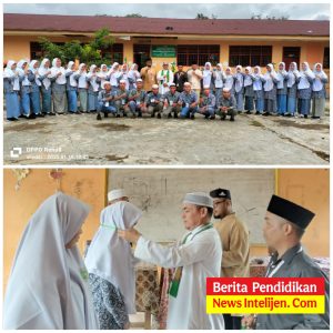 PIMPINAN PONPES GUNUNG SELAMAT BERANGKATKAN SANTRI UNTUK MELAKSANAKAN PENDIDIKAN SISTEM GANDA TINGKAT SMK AL HUDA TP. 2024-2025