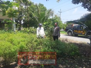 Galakkan ketahanan pangan anggota Polsek Turi turun sawah.sapa petani..