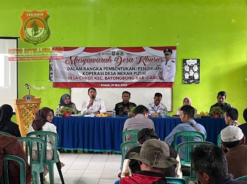 Forkopimcam Hadiri Pembentukan Koperasi Merah Putih di Desa Cinist