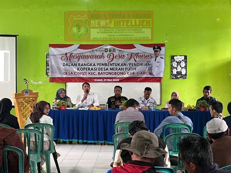 Forkopimcam Hadiri Pembentukan Koperasi Merah Putih di desa Cinisti