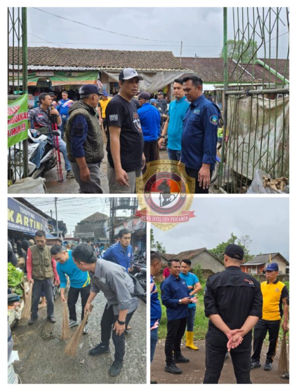 Gernas Mapan di Pasar Cisurupan, Jaga Kebersihan Lingkungan Pasar