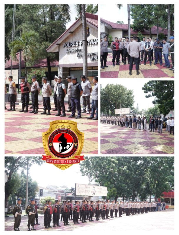 Apel Pengamanan Nobar Persib: Wujud Siaga dan Dedikasi Polres Purwakarta
