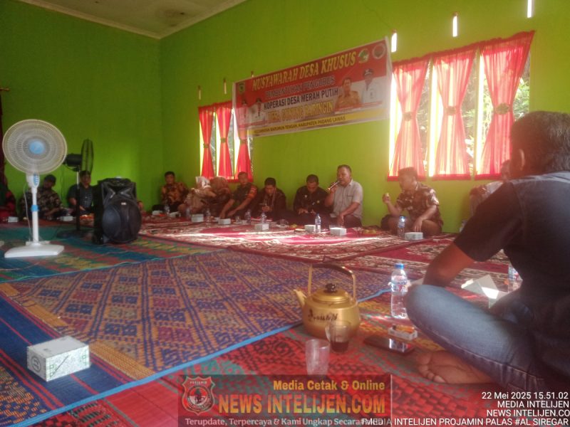 Pembentukan pengurus koperasi desa merah putih desa Gunung baringin kecamatan barumun tengah terlaksana dengan baik dan sukses